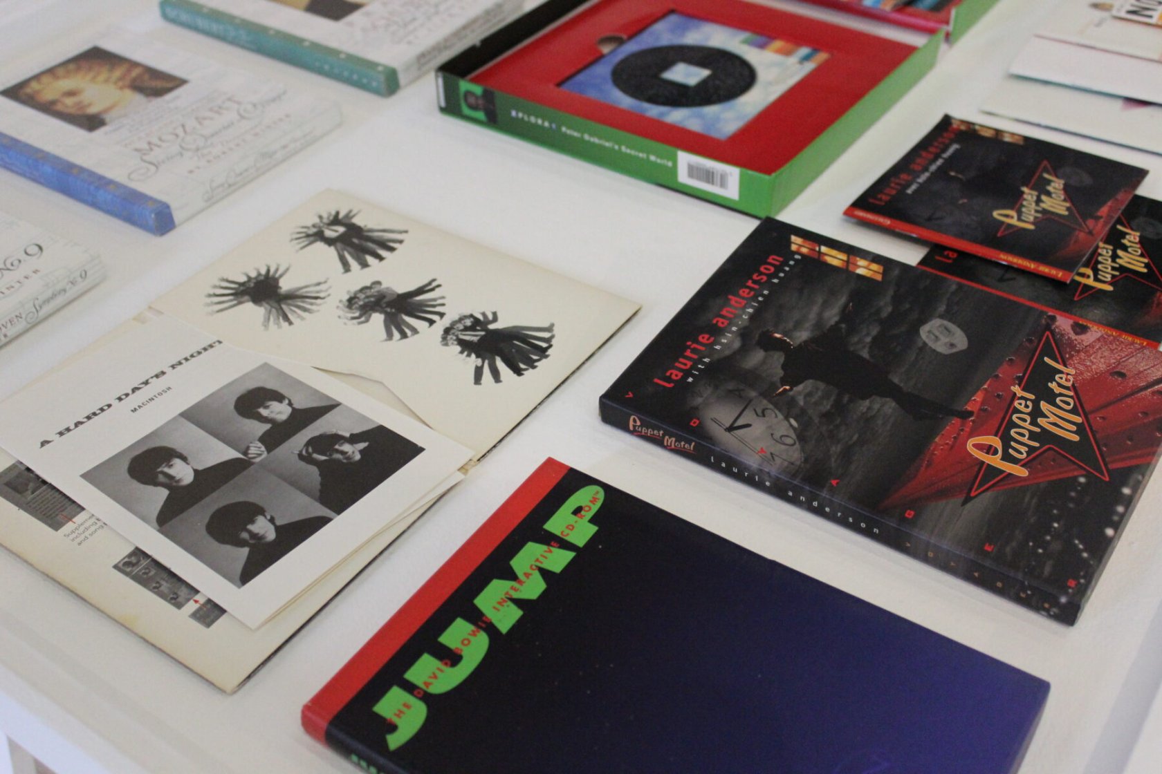 Exposition “Meilleurs souvenirs de CDRoms”, collection Rouffineau, crédit Audrey Marel