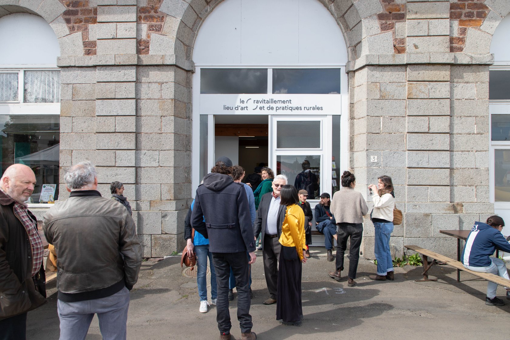 Le ravitaillement, lieu d’art et de pratiques rurales - Crédit photo : Hadrien Marquet
