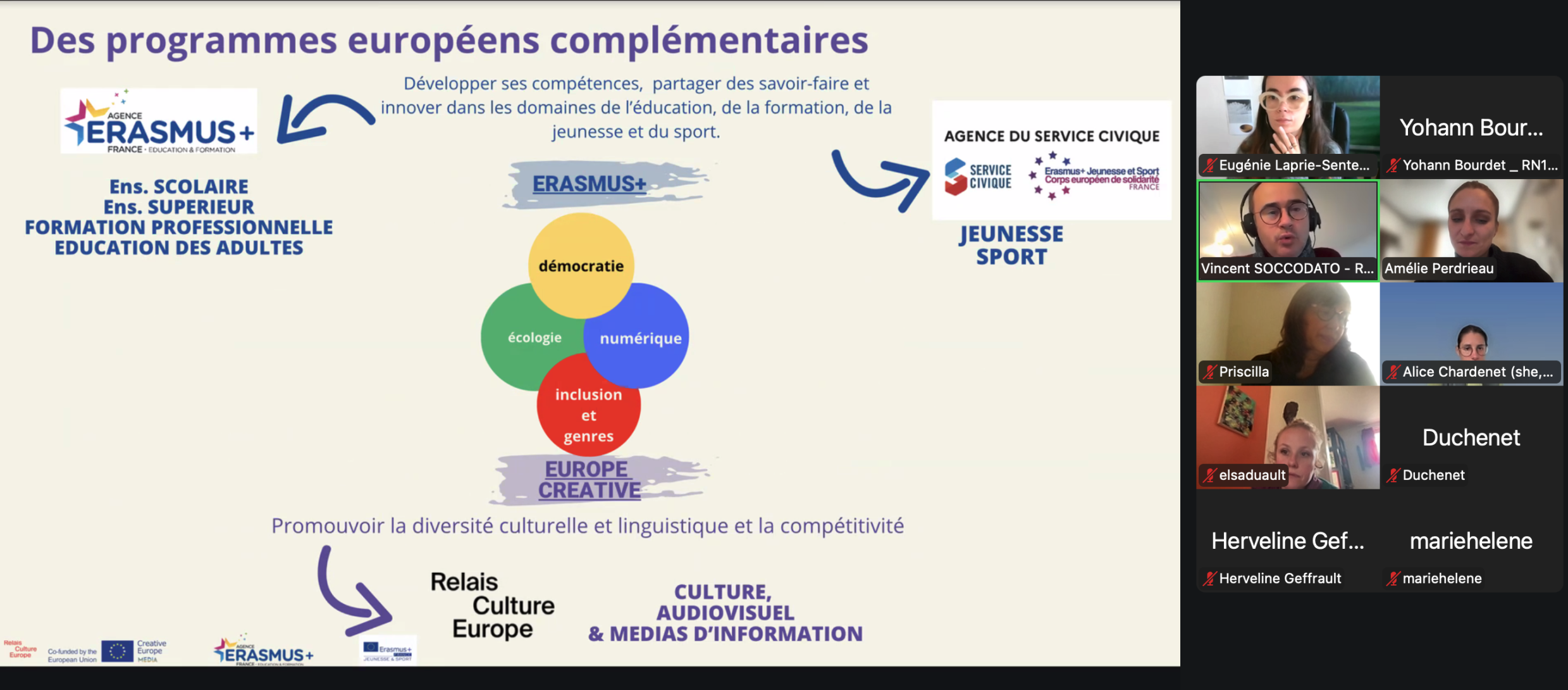 Session d’information “Comment construire un projet européen ? - avec Amélie Perdrieau et Vincent Soccodato de LabEurope” - 16 octobre 2025