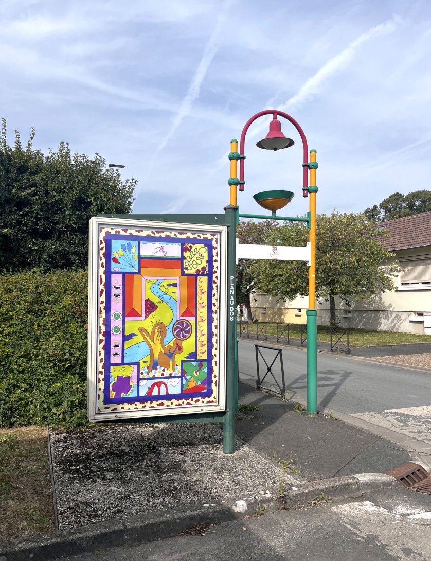 *Soudain l’été prochain* 2023, Amélie Asturias, Commune de Cormelles-le-Royal. Photo : Amélie Asturias